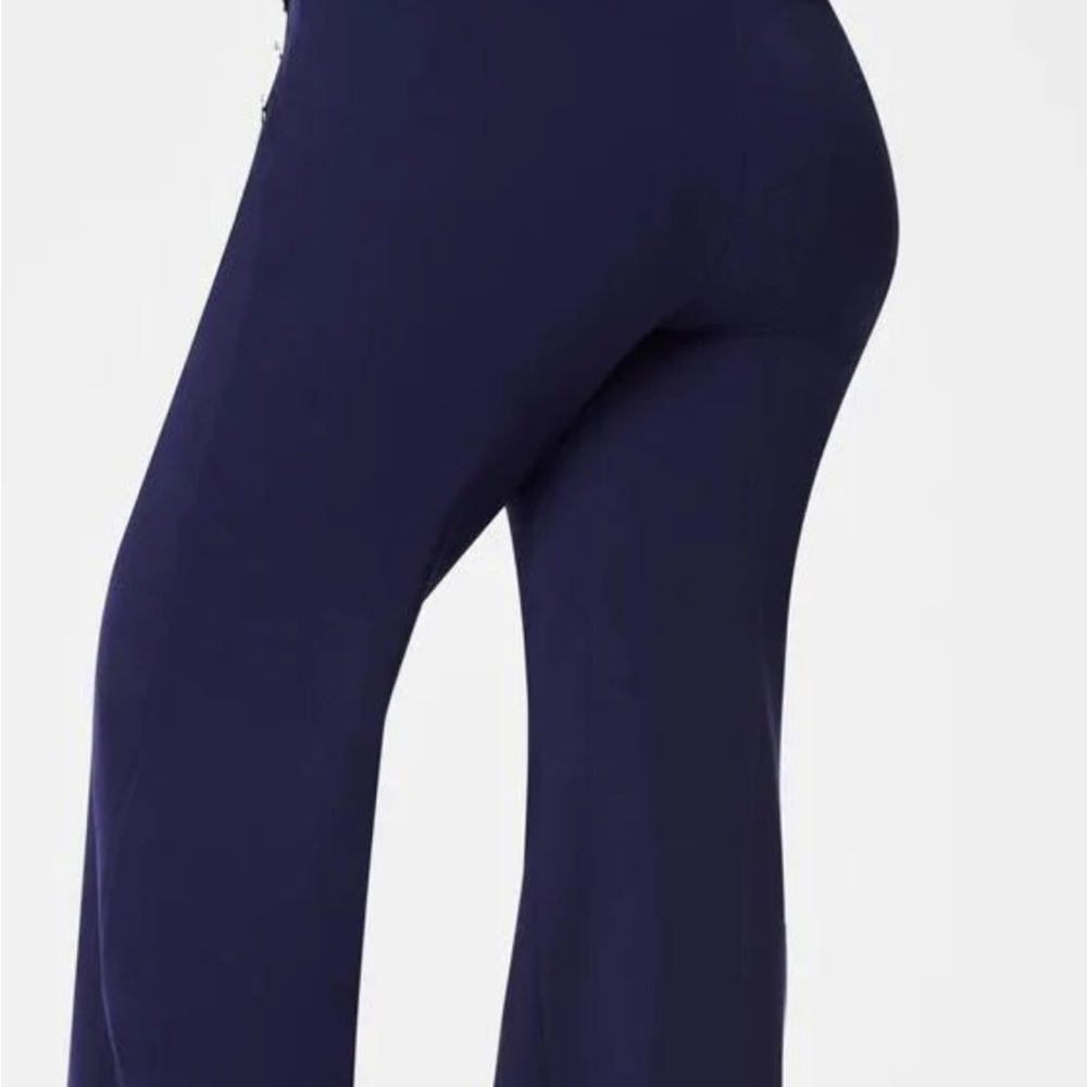 SPANX Black Skinny Pants with Gold Accents - Picture 6 of 6